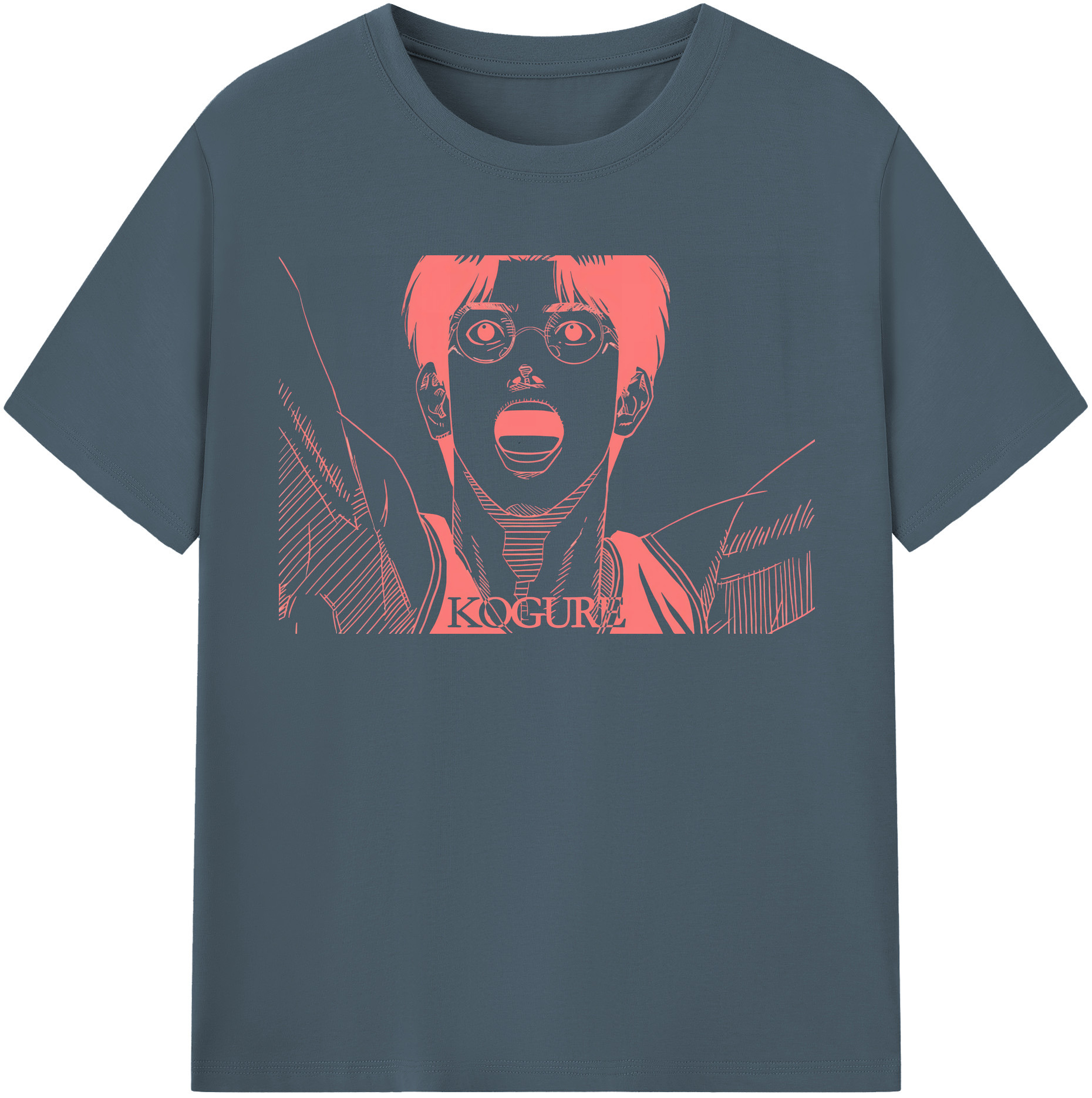 SLAM DUNK／スラムダンク 綿100％半袖Tシャツ（フロントプリント）